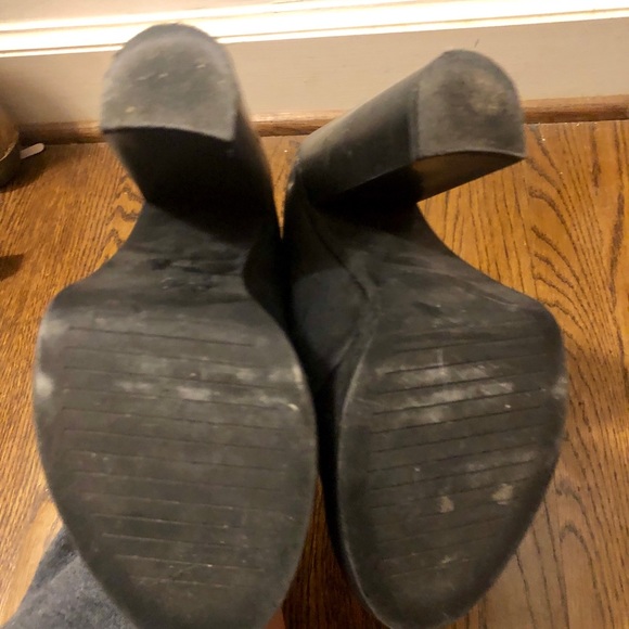 Open toe black block heels from Zara - Picture 2 of 2